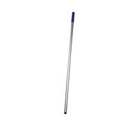 Ramon Hygiene Poignée en aluminium, longueur 120 cm, manche bleu, 10 poignées