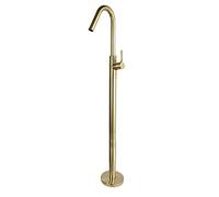 RAMON SOLER 917602OC ADAGIO Grifo Monomando de Columna para Lavabo Oro Cepillado