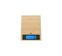ADE Balance de cuisine digitale RAMONA Bambou 23 x 18 x 2 cm Inclus 2 piles CR2032