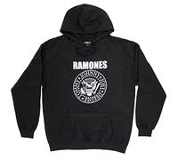 Ramones - Felpa # L Black Unisex # Presidential Seal [Import]