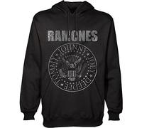 Ramones - Felpa # M Black Unisex # Presidential Seal [Import]