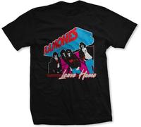 Ramones - "Leave Home" T-shirt Homme/Femme Unie RO1436 (S) (Noir)