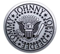 Ramones Presidential Seal Blanc Woven Patch Size One Size