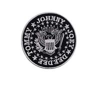 Ramones Punkband Écusson rond brodé à repasser sur applique souvenir accessoire