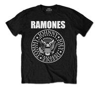 Rock Off Trade – T-shirt Ramones – Sceau présidentiel – L Noir Unisexe