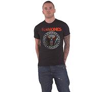 Ramones - Ramones T Shirt Vintage Eagle Seal Band Logo Nouveau Officiel Homme Noir Size L