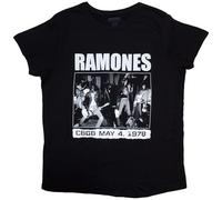 Ramones - Rock Off officially licensed products Ramones Ladies T-Shirt: CBGB 1978 (Noir) Size XXL