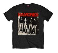 Ramones Rocket to Russia T-Shirt à Manches Courtes pour Homme, Noir, L