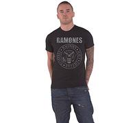 Ramones - T-Shirt # M Black Unisex # Presidential Seal [Import]