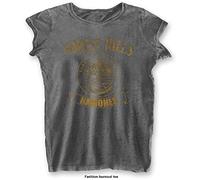 Ramones - T-Shirt # M Grey Femmina # Forest Hills [Import]
