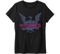 Ramones - T-Shirt # M Unisex Black # Purple Eagle [Import]