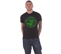 Ramones - T-Shirt # S Black Unisex # Green Seal [Import]