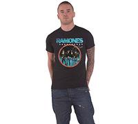 Ramones - T-Shirt # S Unisex Black # Circle Photo [Import]