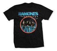 Ramones - T-Shirt # Xl Unisex Black # Circle Photo