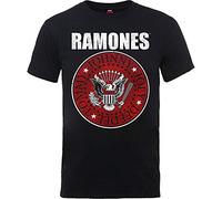 Ramones - T-Shirt # XXL Black Unisex # Red Fill Seal [Import]