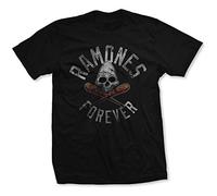 Rocks Off T-shirt Ramones Forever Noir XXL Unisexe Import
