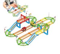 Ramp Rack Toy - Wooden Car Slide Playset pour Filles pour pour Filles de 3 Ans et Plus, Jeu de Rampe de Course éducatif | Jouet d'activité intérieure pour bébés à la