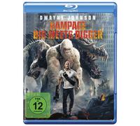 RAMPAGE: BIG MEETS BIGGER - DWAYNE JOHNSON,NAOMIE HARRIS, BLU-RAY NEUF
