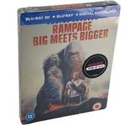 Rampage Blu-ray 3D + 2D Blu-ray SteelBook Dwayne Johnson 2018 Limitée Region B G