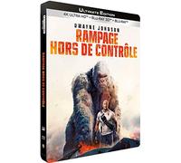 Rampage Hors de contrôle Steelbook Blu-ray 4K Ultra HD