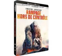 Rampage Hors de contrôle Steelbook Blu-ray 4K Ultra HD