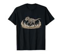 Rampaging T Rex Dinosaure éclaboussant Boue Attaque T-Shirt