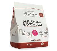 Rampal Latour - Paillettes de Savon Pur - Parfum Rose de Grasse - Copeaux Extra-fins pour le linge - Lavage en machine ou à la main - Toutes températures et tissus - Jusqu'à 100 lavages - 1.5Kg