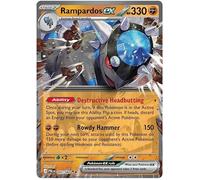 Rampardos ex 045/84 Carte Pokémon double rare | Mega Evolution Pitch Black | ME05 | Authentifié Titan