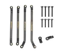 RampCrab High Clearance Lot de 4 maillons pour SCX24 Gladiator & Dodge Power Wagon, ensemble de maillons en laiton, seulement arrière, 4 pièces, noir