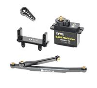 RampCrab Micro servo 2,6 kg avec liaisons de direction, support de montage servo et klaxon servo pour CR18P