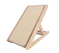 Rampe à Gratter pour Chat, Poteau à Gratter Vertical en Forme de L avec Hauteur Réglable, Rampe à Gratter Inclinée pour Chat de 20,47 X 11,22 Pouces, Tapis à Gratter en Sisal
