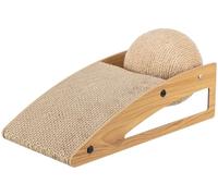 Rampe à griffer avec Balle, Carton à griffer/MDF, 40 × 17 × 20 cm