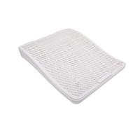 Rampe bac à litière Chat Double Couche Anti-éclaboussures | Structure surélevée 2 niveaux, Retient sable sous pattes, Surface plastique lavable à l'eau, Contrôle fuites litière,