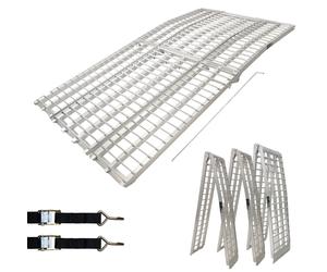 Rampe d’Accès Pour Moto Baumarktplus, Rampe Pliable, 3 Rampes, 305 cm, 680 kg