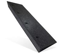 Rampe d’accès Robuste en Caoutchouc Noir - Largeur : 100 cm, Hauteur : 110 mm | pour trottoirs, entrées, seuils, terrasses, fauteuils roulants, Voitures et Camping-Cars