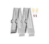 VEVOR Rampe d'accès en Aluminium, 2 pièces, Rampe de Chargement Pliable, Charge de 453 kg, avec Surface Plus Large, Robuste, Stable et Universelle, avec poignées, pour VTT, UTV, Moto, vélo électrique