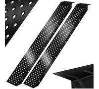 Rampe d'accès pliable - MASKO - Lot de 2 rampes - Charge max 400 kg par paire - Acier galvanisé - Antidérapant