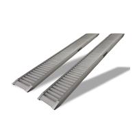 Rampe D'Accès Rampe De Chargement 200 Cm Jusqu'À 2000 Kg 2 Pièces En Aluminium