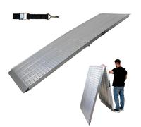 Rampe D'Accès Rampe De Chargement Extra Large Pliable En Aluminium 300 Cm
