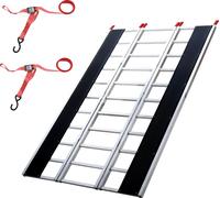 Rampe d'accès VEVOR, rampe de chargement, rampe voiture 680 kg, rail de chargement extra large, rampe de chargement voiture 2160 x 1375 mm, rampe pliable en trois parties, pour moto, remorque, ATV, UT