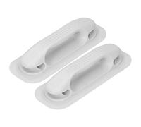 Rampe de Bateau Gonflable avec Trou, en PVC Durable, pour Kayak, canoë, pour Bateaux gonflables, Bateaux de pêche, Gris et Blanc, 23,5 x 8,5 x 4,5 cm, 2 pièces