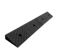 Rampe de Bordure en Caoutchouc, Capacité de 3 Tonnes, Rampe de Seuil Antidérapante, pour Vélo, Fauteuil Roulant, Poussette, Tondeuse à Gazon, Chariot à Main(9cm/3.5in)