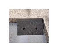 Rampe de bordure en caoutchouc, rampes de seuil robustes, rampes de bordure d'allée, rampes de remise portables, capacité de charge de 7000 lb for voitures, véhicules, motos, fauteuils roulants, vélos
