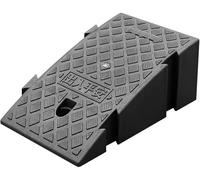 Rampe De Bordure, Rampes De Trottoir Légères, Rampe De Seuil Portable 16cm / 6,2 « - 19 Cm / 7,4 » De Haut Rampes De Trottoir D’allée, Rampe D’allée Ra, Svart, H:16cm/6.3"