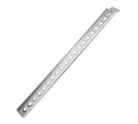 Wiltec Rampe de Chargement 1630 x 158 mm - capacité de Charge Max. 180 kg - Profil à Trous - en Aluminium - Rampe d'accès Utilitaire Moto ATV Quad remorque