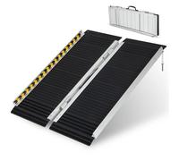 Rampe de Chargement - COSTWAY - Aluminium - Capacité 272 kg - 91 x 74 x 5,5 cm