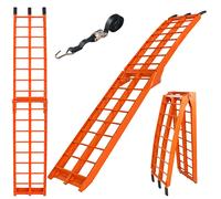 Rampe De Chargement Pliable En Aluminium 340 KG 180 CM Orange
