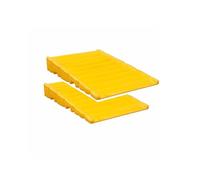 Rampe De Déversement De Palettes for Chariot Élévateur, Transpalette, Diable Déplacez Facilement Les Fûts Vers Un Déversement Compatible Plateforme De Déversement Plateforme Modulaire(80x15x120cm)