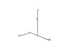 Hewi Rampe de douche System 900 900.35M30540 1250 x 1185 x 765 mm, version gauche, chromé