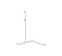 Rampe de douche Hewi System 900 900.35M33060VH 1250 x 765 x 765 mm, version droite, blanc mat profond
